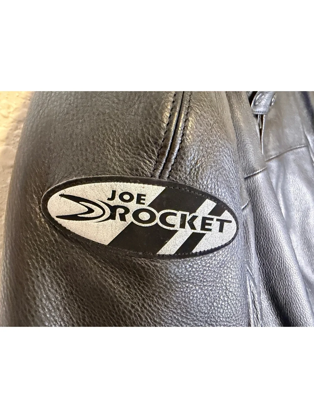 Joe Rocket Black Leather Motorcycle Jacket Style 3XL Men's - Picture 5 of 6